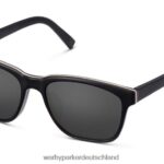 Warby Parker T4FT0T872 Brille schwarze matte Sonnenfinsternis barkley